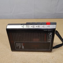 General Electric Model 3-5319A Cassette Player & Notes Mini Cassette Recorder.