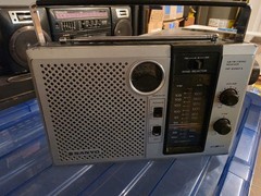 Vintage Sanyo RP‑6260A 2‑Band AM/FM Portable Radio Receiver – Tested And Working