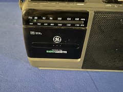 Vintage General Electric Radio Cassette Player AM/FM Tested VIDEO Retro GE