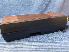 GE General Electric Clock Radio AM/FM Alarm wood grain tested works fine
