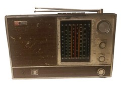 Vintage Ross Electronic AM/FM/SW/PSB/AIR/LW/MW Radio Model RE-1957 RARE