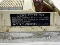 Vintage 1963 Sony TFM-825 AM/FM Transistor Radio FOR PARTS or REPAIR ONLY Rare!