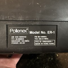 Vintage Pollenex Rescuer Emergency Communication System Radio Siren Light