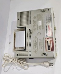 Vintage GE Spacemaker Under Cabinet Radio Clock 7-4230 w/ Light & Outlet –…