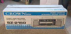 VTG Crown Japan Stereo Radio Recorder Magnetophone Stereo Radio SZ-2150 Detach