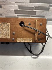 VTG Magnavox Solid State AM FM Radio 1R1705 Wood Good Condition. Tested. Works.