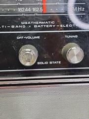 Vintage Midland Weathermatic Radio AM FM AIR Weather Solid State AC Tested