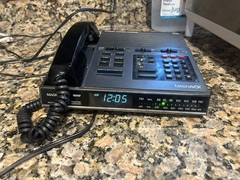Vintage Magnavox Clock Radio Telephone Hands-Free Speaker Landline Ready VIDEO