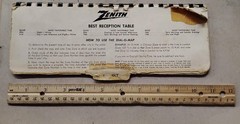 Zenith Trans-Oceanic Royal 1000 Vintage Shortwave Radio Receiver Tested Working