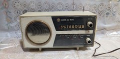 Rare Silver RS-520 Tube Radio Shirasuna Denki Bluetooth 2Band Mid-Century Japan