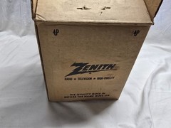 Zenith Quality Fm-am Radio Model Z415j Brown Box Only