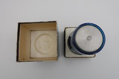 Vintage GE Blue Max « Police Light » Radio. With EXTREMELY RARE box and ear piece.