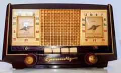 Vtg 1950 Grundig Heimboy 1, West Germany AM/FM Tube Radio, Museum Rare, Works!