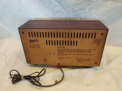 Rare Vintage Zenith Mid Century Solid State FM AM Radio Dial Tuner Z426W works.