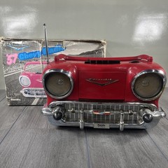Chevy &rsquo;57 CR-1957 Radio AM/FM Stereo Cassette Player by Randix No Cord Untested