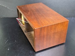 KLH Model 200 AM FM Clock Radio Cabinet Only Base Unit 100 VTG Nice Shape
