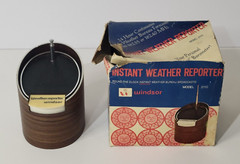 Instant Weather Reporter Windsor 2110 VTG Hong Kong Original Box Paperwork