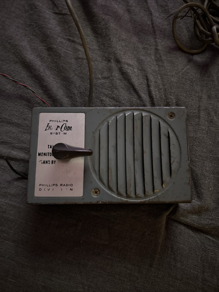 Vintage Philips Intercom System SYST-M Radio Division Untested