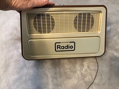 Vintage Retro Style Radio Analog Great For Memory Loss/Vision Impairment Play