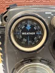 Vintage Panasonic 3 Band Radio ( RF-822 ) Weather – FM – AM NOT WORKING -AS IS