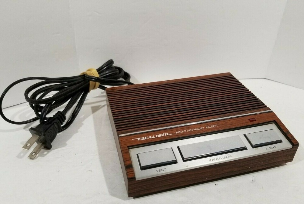 Vintage REALISTIC Weatheradio Alert III Model 12-140 Weather Radio Tested Works
