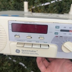 GE Spacemaker VTV AM FM Radio Cassette Player 7-4287A Under Counter Tested Works
