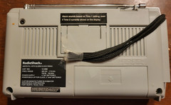 Vintage Portable Silver Box Radio Shack AM/FM/PPL Clock Radio #12-898 ~ 1 OWNER!