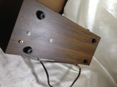 Vintage Realistic MTA-8 AM/FM Radio Model 12-689 Walnut Grain Powers On