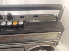 Vintage Retro Montgomery Ward Airline 3999A AM/FM Radio Cassette Player Boombox