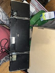3 piece Vintage Soundesign Model 4361 Travel Portable Stereo Works No Light