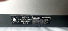 VINTAGE MAGNAVOX AM/FM/ TV AUDIO MODEL 2305 – MADE IN HONG KONG