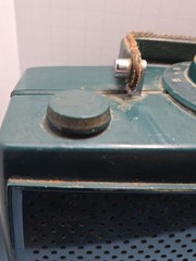 Vintage 1950s GE AM Tube Radio Green General Electric Works Model 630