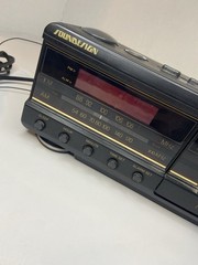 Soundesign Sound Design Cassette Clock Radio CCR vintage model no 3827 BLK AM FM