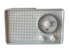 Braun SK2 2 Tube Radio Restored 1959 Mid Century Modern Rare Germany