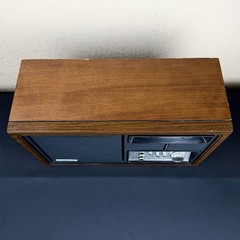 Zenith J430W AM FM Table Radio Long Distance Tuned RF Solid State Wood Works