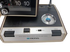 Rare Vintage Ross Model 5500 AM/FM Radio Flip Clock – WORKS