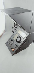 Twisting Swivel Z-104 AM-FM Z Clock Radio with Light 1988