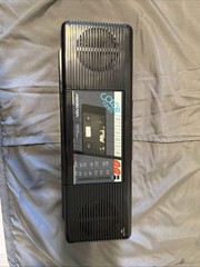 1980s Color Tunes Sound Design Black 4617 Radio Cassette Boombox