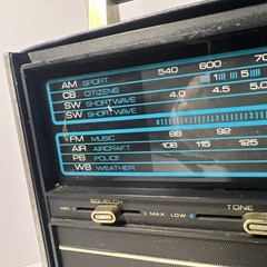 Vintage Westminster 1425 Multiband Radio AM FM SW Air PB Hong Kong