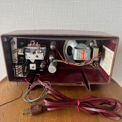 Toshiba Vacuum Tube Radio Vintage Two Band Tabletop Receiver Antique Design JP
