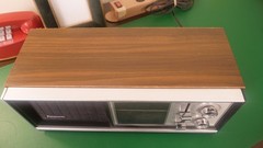 REAL 1972 Panasonic RE-7273 FM AM 3-Band Table Radio Working RETRO VINTAGE WOOD