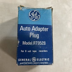 Vintage General Electric Auto Adapter Plug model RT9528