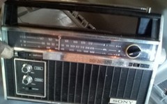 Sony TFM-7400W AM/FM Public Service Band Radio Vintage