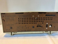 Vintage 60s – Panasonic Clock Radio Model 720 AM FM 2 Band – Parts Only