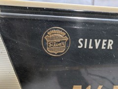 Rare Silver RS-520 Tube Radio Shirasuna Denki Bluetooth 2Band Mid-Century Japan