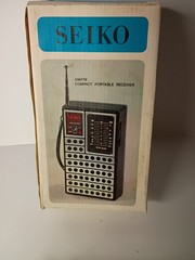 Seiko Solid State Am/Fm Portable Radio Model: D-2381A New Still In Package