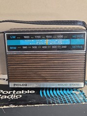 Philco T160 Portable Radio British Radio With Original Box Circuit 1960s