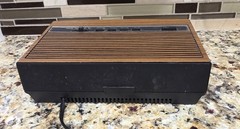 Vtg GE General Electric 7-4625F Wood Grain Digital Alarm Clock Radio AM/FM Works