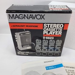 BOX ONLY Magnavox Skymaster 4 Stereo Cassette Player D6623 Instructions
