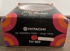 NEW IN BOX Vintage Hitachi Mood Mate (Mod) Portable Radio TH-100 70S Football